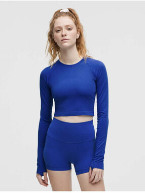 Lululemon Swiftly Tech Cropped Long-Sleeve Shirt 2.0 - Size 10